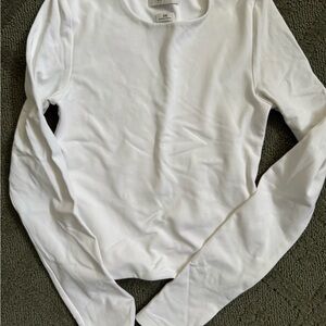 Babaton White Fitted Top